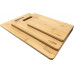 Набор разделочных досок Eurogold, бамбук 3 шт, ухонные доски для нарезки и подачи Набор разделочных досок Eurogold, бамбук 3 шт, ухонные доски для нарезки и подачи