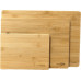 Набор разделочных досок Eurogold, бамбук 3 шт, ухонные доски для нарезки и подачи Набор разделочных досок Eurogold, бамбук 3 шт, ухонные доски для нарезки и подачи
