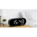 Круглые настольные часы с будильником TFA 60202501 с большими LED-цифрами, с двумя уровнями яркости и ночным дисплеем