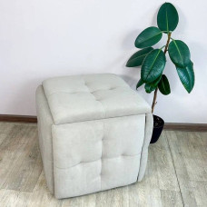 Пуф-трансформатор 5 в 1 Metalzavod «Пиковка» — светло-серый, стильный и функциональный елемент декора для дома и офиса Пуф-трансформатор 5 в 1 Metalzavod «Пиковка» — светло-серый, стильный и функциональный елемент декора для дома и офиса