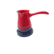 Турка электрическая Crownberg СВ-1564 1000W 300 мл 3 чашки Турка для кофе / кавоварка красная () Турка электрическая Crownberg СВ-1564 1000W 300 мл 3 чашки Турка для кофе / кавоварка красная ()