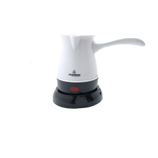 Турка электрическая Crownberg СВ-1564 1000W 300 мл 3 чашки Турка для кофе / кавоварка белая () Турка электрическая Crownberg СВ-1564 1000W 300 мл 3 чашки Турка для кофе / кавоварка белая ()