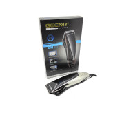 Машинка для стрижки волос Geemy GM 813 9 Вт 4 насадки проводная от сети черный ()